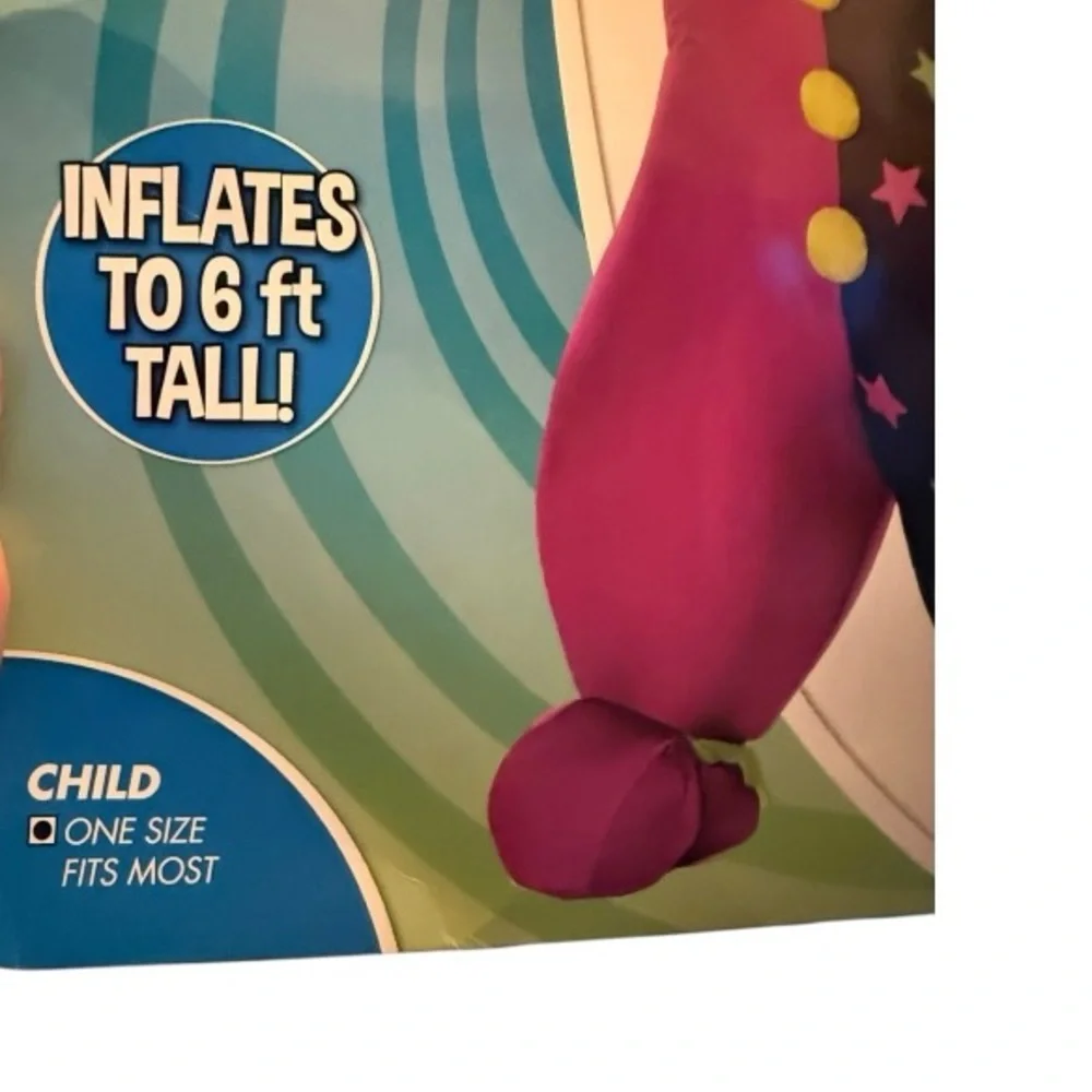 Spirit Halloween‎ Inflatable Circus Clown Costume